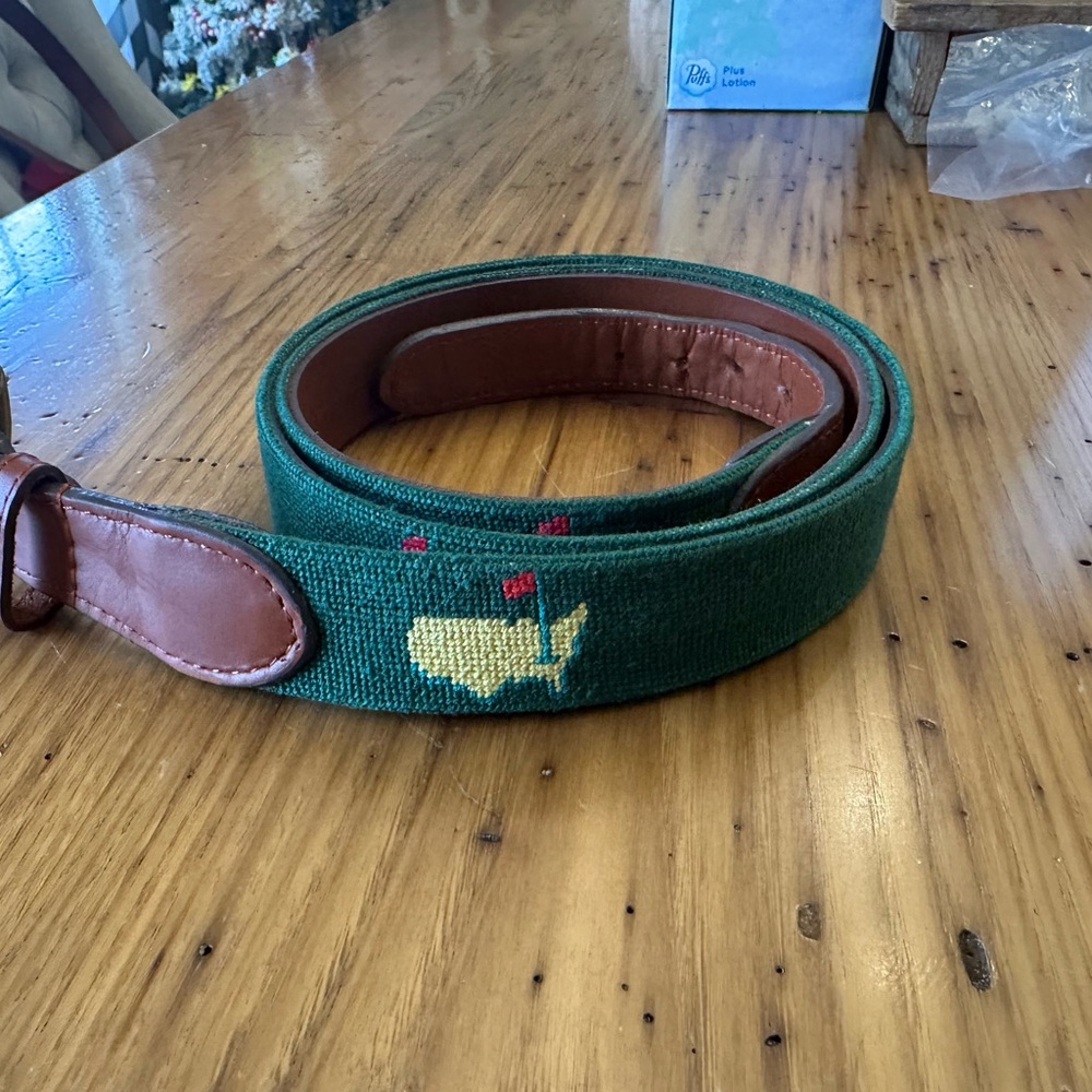 Smathers & Branson Masters Needlepoint Belt Size 46